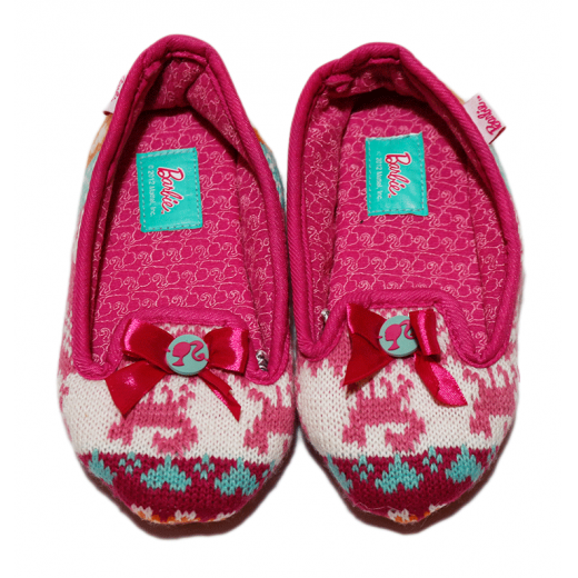 Winter Slippers - Barbie (Assortment) - Medium Size, 30 Eur