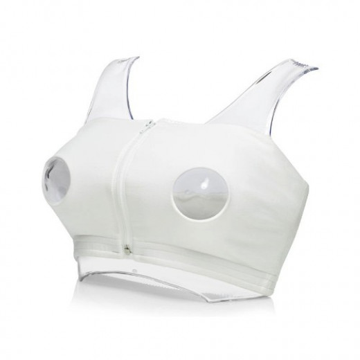 Medela Easy Expression Bustier- Size X Large ( White )