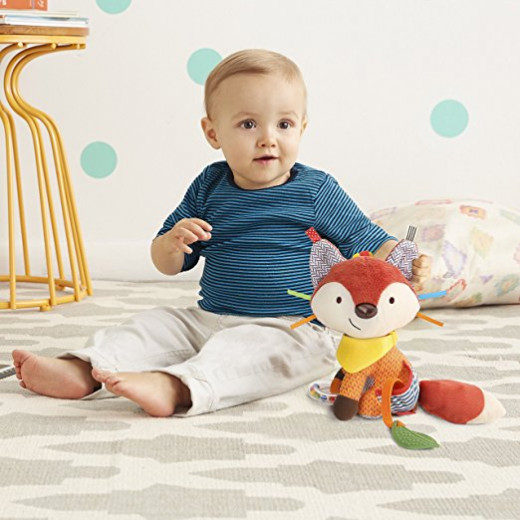 Skip Hop Bandana Buddies Soft Activity Toy, Fox