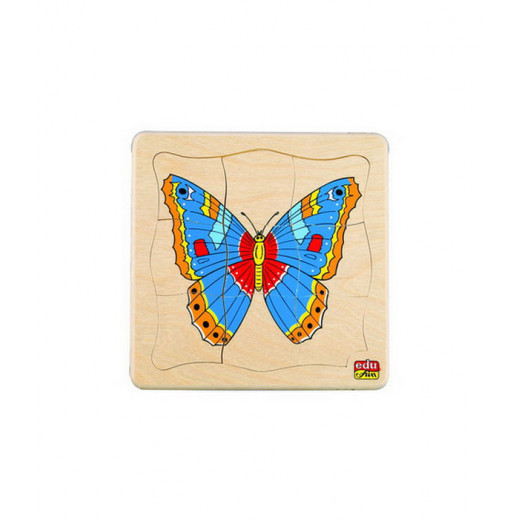 أحجية خشبية بتصميم الفراشة من اديو فن