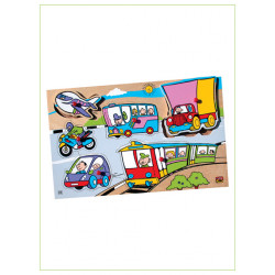 Edu Fun Insert strip puzzles / Transport