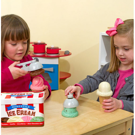 melissa & doug Scoop & Stack Ice Cream Cone Playset