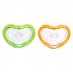 Munchkin Latch Pacifier 0+ - 2 Pack Green/Orange