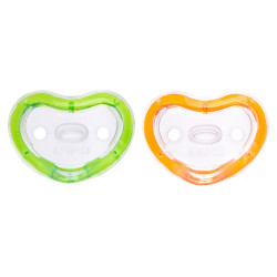 Munchkin Latch Pacifier 3+ - 2 Pack Green/Orange