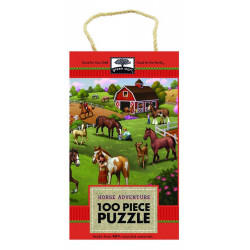 Innovative Kids Green Start 100-Piece Puzzle: Horse Adventure Puzzle