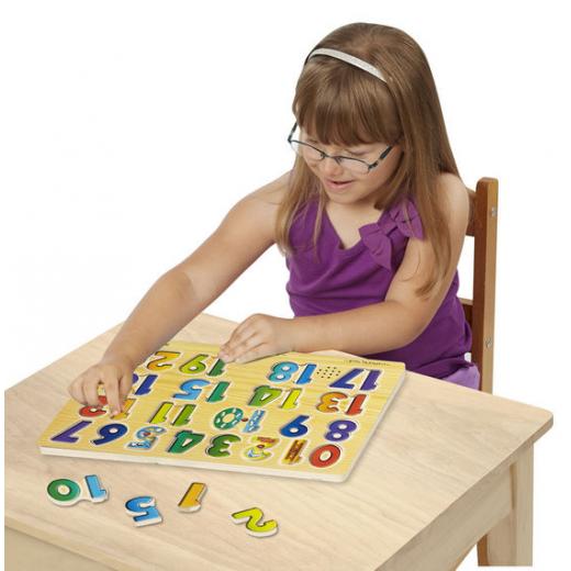 Melissa & Doug Numbers Sound Puzzle, 21 Pieces