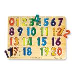 Melissa & Doug Numbers Sound Puzzle, 21 Pieces