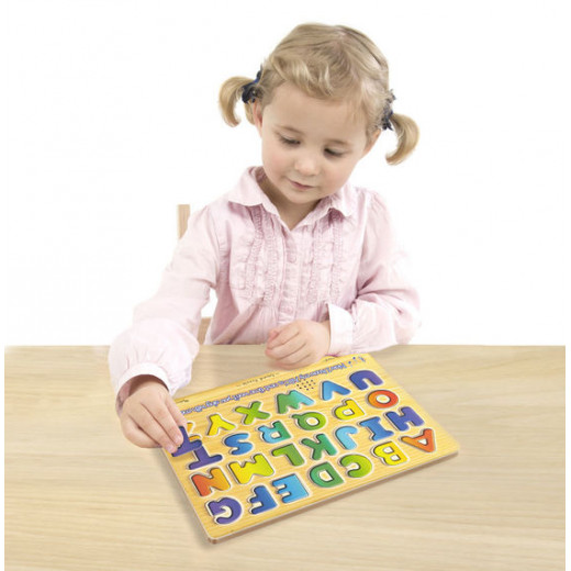 Melissa & Doug Alphabet Sound Puzzle, 26 Pieces