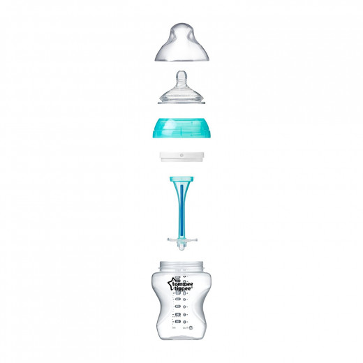 Tommee Tippee Advanced Anti Colic with Heat Sensing Tube X1, 340 ml Medium Flow Bottle