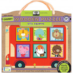 Wodden  Puzzles - Silly Squares