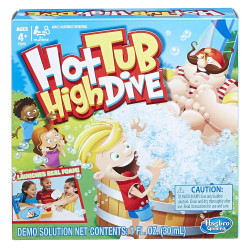 Hasbro Gaming Hot Tub High Dive Game With Bubbles For Kids Board Game For Boys and Girls