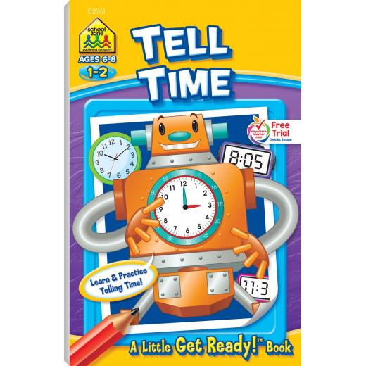 School Zone - Tell Time ages 6-8 a little get ready