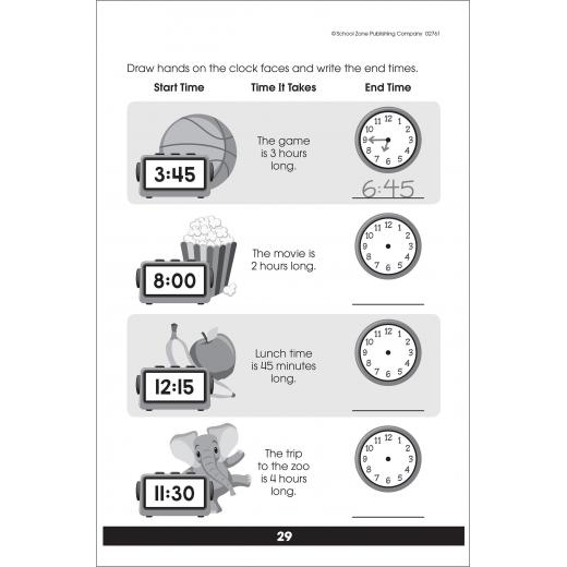 School Zone - Tell Time ages 6-8 a little get ready