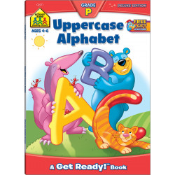 School Zone -  Uppercase Alphabet grade p ages 4-6