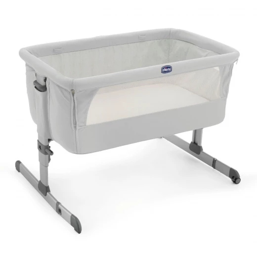 Chicco Next 2 Me Bedside Crib - Silver