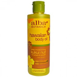 Alba Botanica Hawaiian Body Oil Kukui Nut 251ml