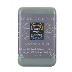 One With Nature Dead Sea Spa Mineral Soap Volcanic Mud