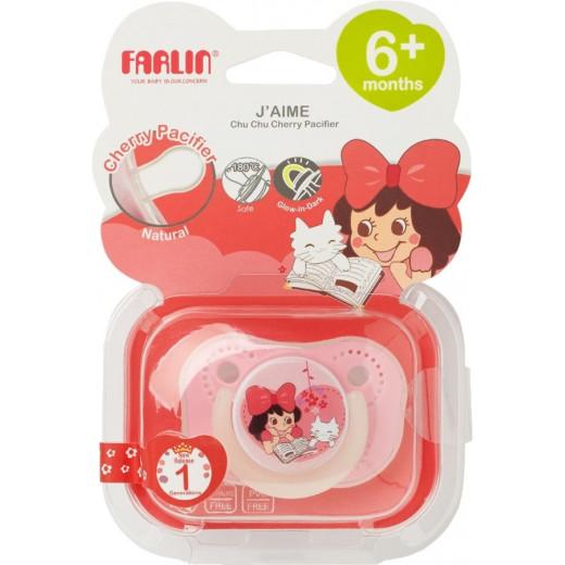 Farlin - Gulu Chu Pacifier 6+ - Red