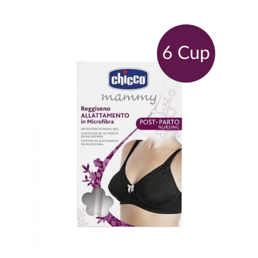 Chicco Bra Microfibre Maternity Pads-Black, 6C