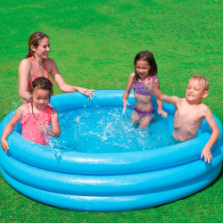 Intex Pool Inflatable Crystal Blue Vinyl 1.68 m x 38 cm