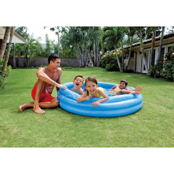 Crystal Blue Pool, 3-Ring, Ages 2+, 1.47m x 33 cm