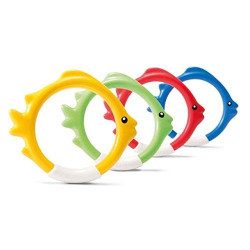 Intex Underwater Fish Rings,  Ages 6+, 4 Colors