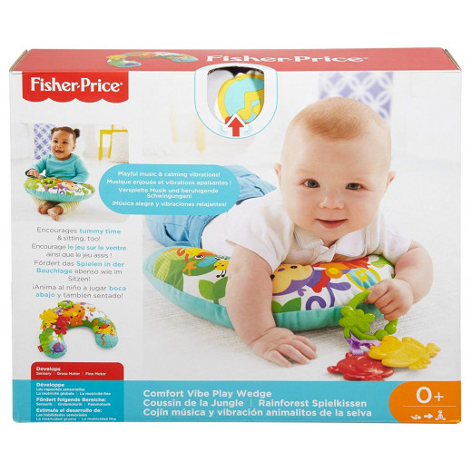 Fisher-Price Comfort Vibe Play Wedge, Rain-Forest