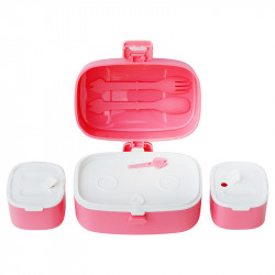 Look Back Lunch Box For Kids, Pink Color