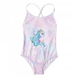 Slipstop Girls Swimsuit, Curly Design