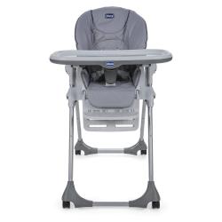 Chicco Polly Easy High Chair, 4 Wheels, Nature