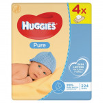 Huggies Baby Wipes Pure 224 Wipes 4 packs