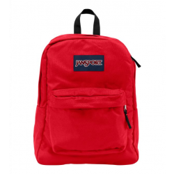 Jansport Superbreak Backpack, Red Tape