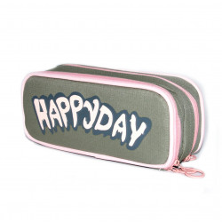 Happy Day Rectangle Pencil Case, Oily Color