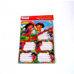 Dora Stickers, Small Size, 80 pieces