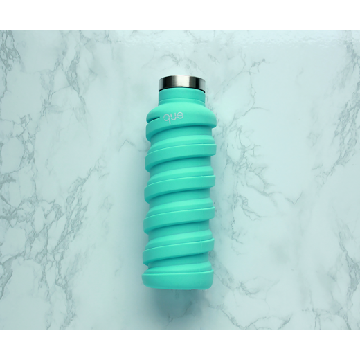 Que Collapsible Water Bottle, Misty Mint, 590 ml