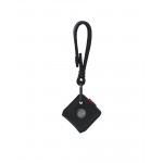 Herschel Keychain + Tile Color: Black Pebbled L