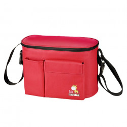 Insular Red Lunch Bag