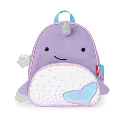 Skip Hop Zoo Little Kid Backpack, Narwhal