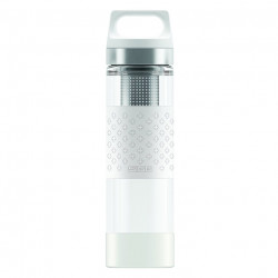 SIGG Thermo Flask Hot & Cold Glass White Bottle 0.4 L