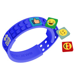 Pixie Crew Pixel Bracelet Blue 65-piece