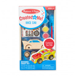 Melissa & Doug Wooden Craft Kit Race Car