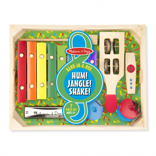 Melissa & Doug Deluxe Beginner Band Set,Multicolor