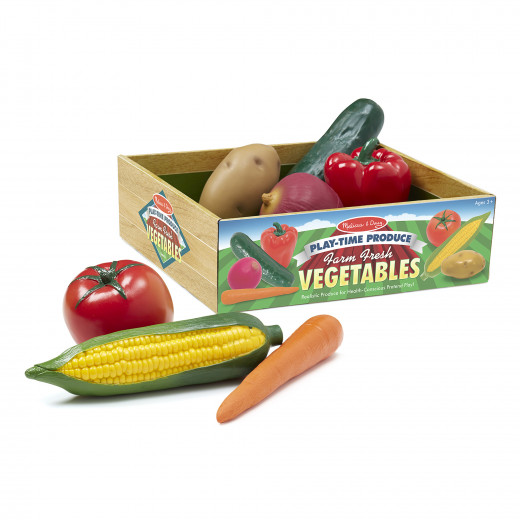 Melissa & Doug Play-Time Produce Vegetables Set