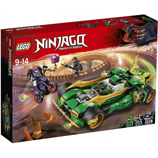 LEGO Ninja Nightcrawler, Bike and Car with Shooter Function, Masters of Spinjitzu Building Set, 552 pieces.