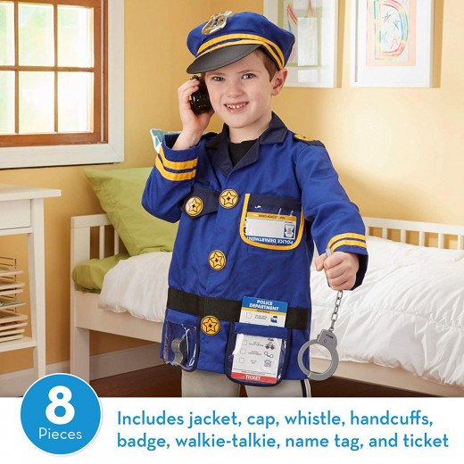 Melissa & Doug Police Officer Role Play Set, 3-6 years