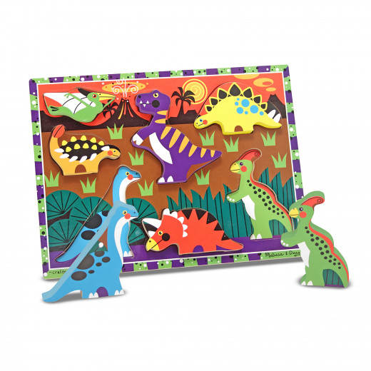 Melissa and Doug Dinosaurs Chunky Puzzle