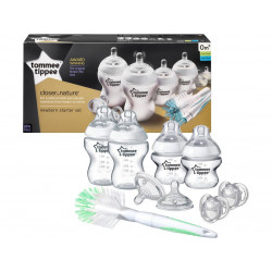 Tommee Tippee Closer to Nature Newborn Starter Kit, Clear