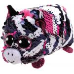 T&Y Ty Teeny Flippables Zoey - Sequin Pink Zebra 4"