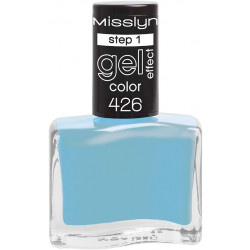 Misslyn Gel Effect Color, Number 426, Aquarius Sky Blue