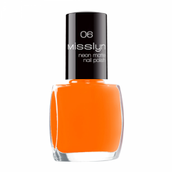 Misslyn Neon Matte Nail Polish, Number 06 Volcanic